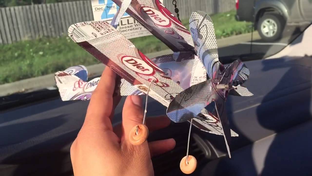 Dr. pepper airplane made from soda can YouTube