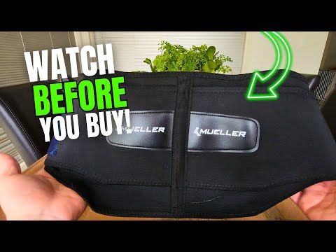 MUELLER Sports Medicine Adjustable Lumbar Back Brace with Removable Pad