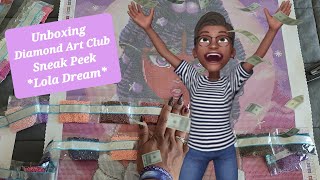 Unboxing Lola Dream Diamond Art Club, Sneak Peek