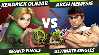 DAT MM 286 GRAND FINALS - Arch Nemesis (Ryu) Vs. Kendrick Olimar (Young Link) Smash Ultimate - SSBU
