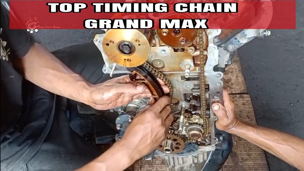 Proses perakitan mesin Daihatsu grand max tahap pasang timing chain#bayuputramotor