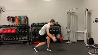 Side to side overhead stomp