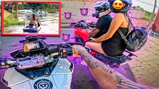 ELAS GAMOU NO ROLÊ COM AS DUAS TRACER E DE JET SKI 🔥