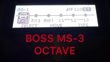 【NO TALKING 声無し】BOSS MS-3 sound sample FX OCTAVE サンプルサウンド