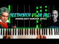 Dr DRE STILL - MOONLIGHT SONATA FREE SHEET MUSIC tutorial synthesia by uikeloop