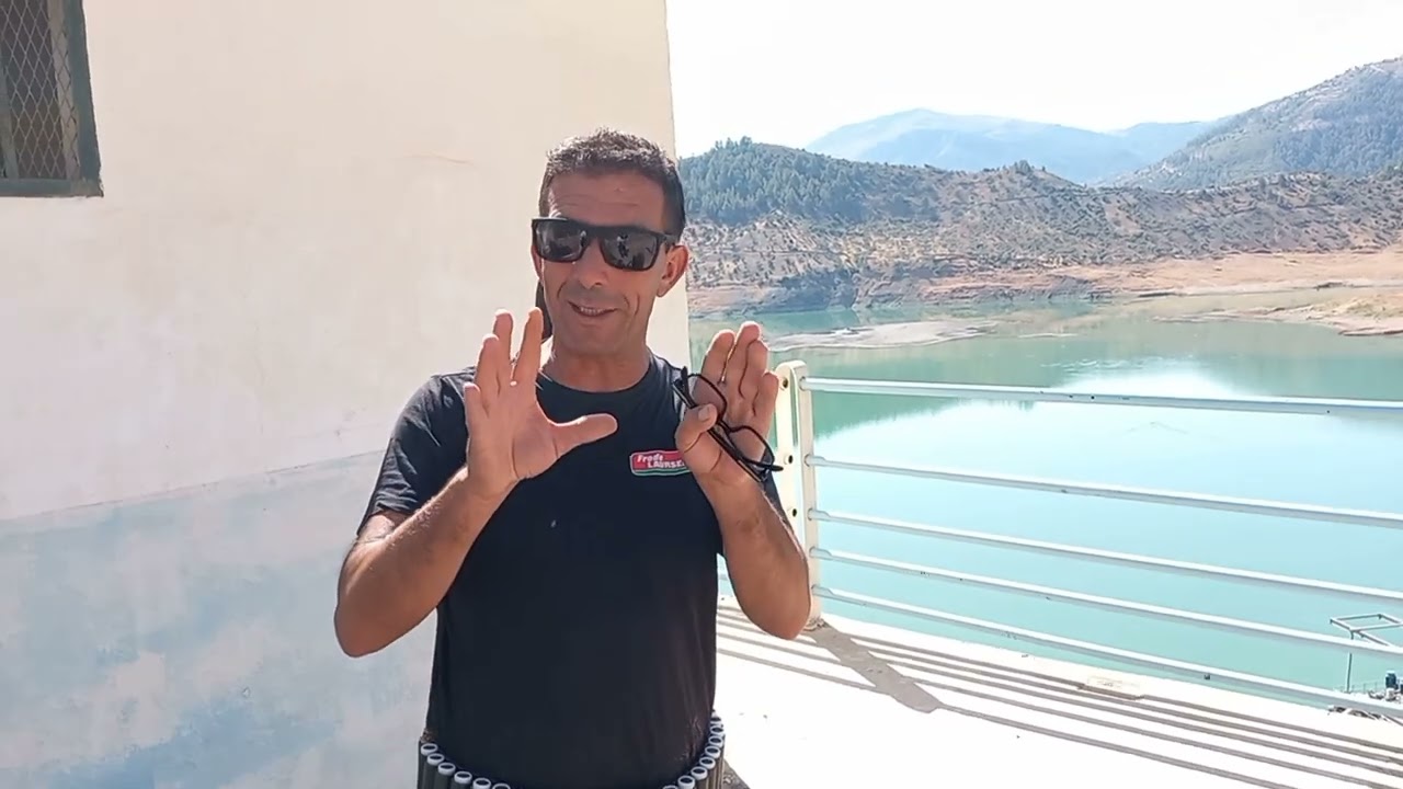 LA RÉSERVE D'EAU barrage Tichi-haf Bouhamza Sedouk Bejaia.12 août 2022