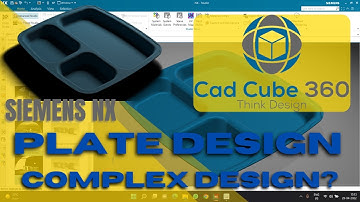PLATE DESIGN WITH TOP WAVE | COMPLEX DESIGN | ADVANCE | SIEMENS NX | LATEST | ENGLISH