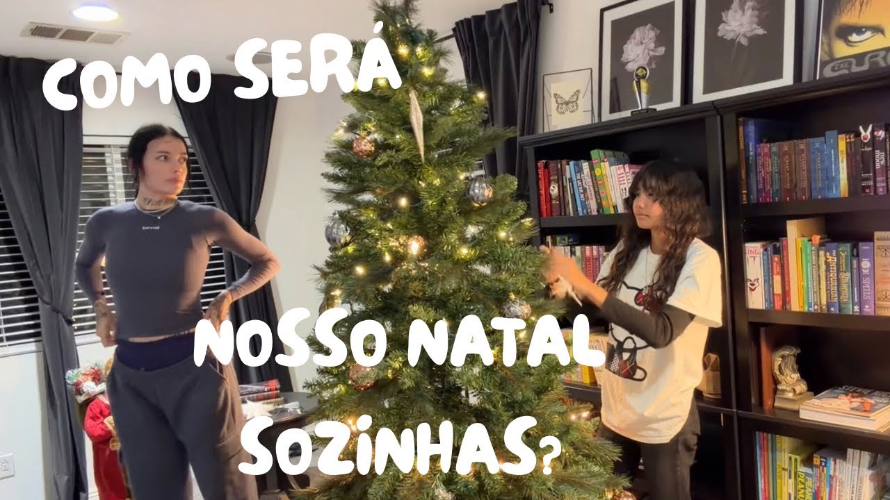 NOSSO PRIMEIRO NATAL SOZINHAS NOS ESTADOS UNIDOS - MÃE E FILHA
