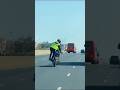 Gen-Z Deadly Cycling Styles on a busy road Raises Eyebrows #shorts