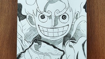 How to Draw Monkey D. Luffy | Easy One Piece Anime Drawing Tutorial
