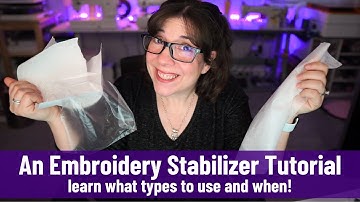 Embroidery Stabilizer Tutorial - What to Use and WHEN! (feat. Ricoma Embroidery Machine)
