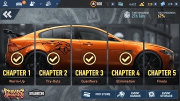 Jaguar XE SV Project 8 SK1LLMAST3RS PROVING GROUNDS Chapter 5 NFS No Limits Walkthrough Gameplay