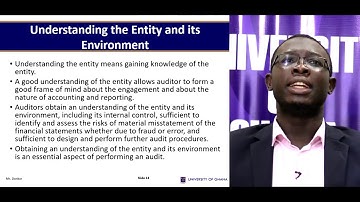 ACCT 304: Auditing - Session 5: Audit Planning