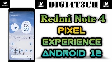 |Pixel Experience| |Android 12| |Redmi Note 4| |Mido| |Full Review| & |Installation| By |DIGI4T3CH|