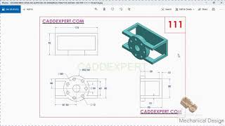 solid part design using pattern drw no. 111