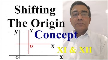 Class 11  Straight Line Shifting the Origin Concept R B Classes