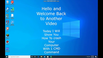 How To Crash Your Computer With a .bat File
