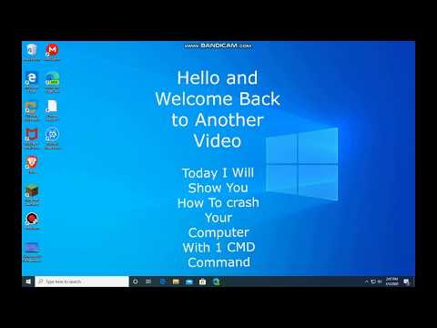 How To Crash Your Computer With a .bat File