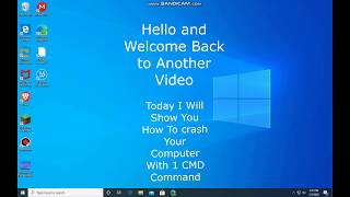 How To Crash Your Computer With a .bat File