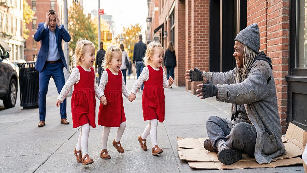 The Millionaire's Triplets Were Blind … Until The old Beggar Changed Everything …