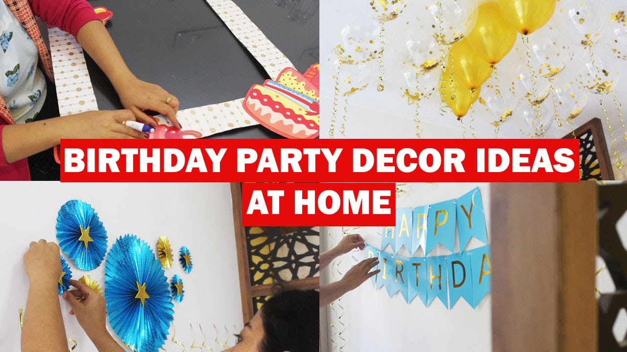 how-to-decorate-home-for-birthday-party-in-low-budget-balloon