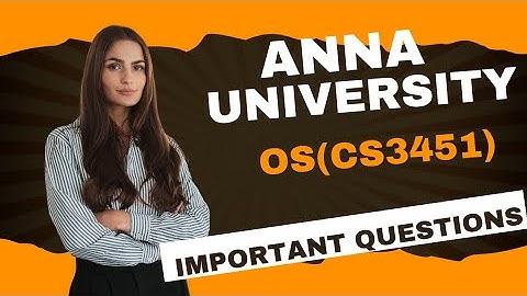 Anna University important questions os(cs3451) in tamil#cse#os(cs3451)#ivsem#importantquestion