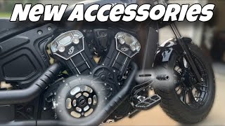 New accessories for my Indian Scout Bobber