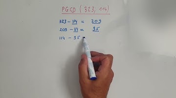 Calcul du PGCD de deux nombres par la méthode des sosustractions successives.