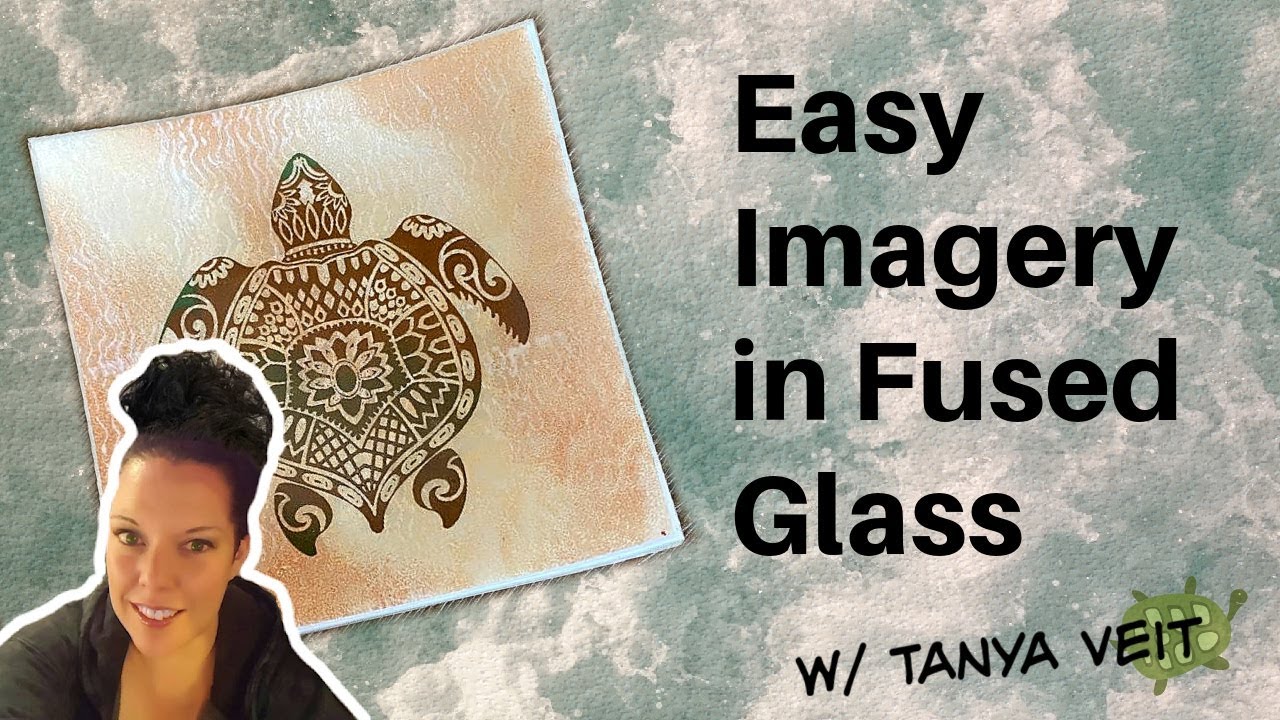 Fused Glass Video Tutorial: Imagery in Fused Glass PART 2. Turtle & Octopus Project w/ Tanya Veit
