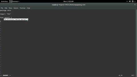 Golang Go syntax error: non declaration statement outside function body