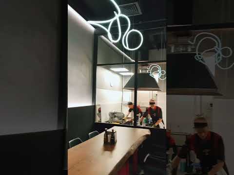 Лофт перегородка для кухни ресторана. Loft Kontora