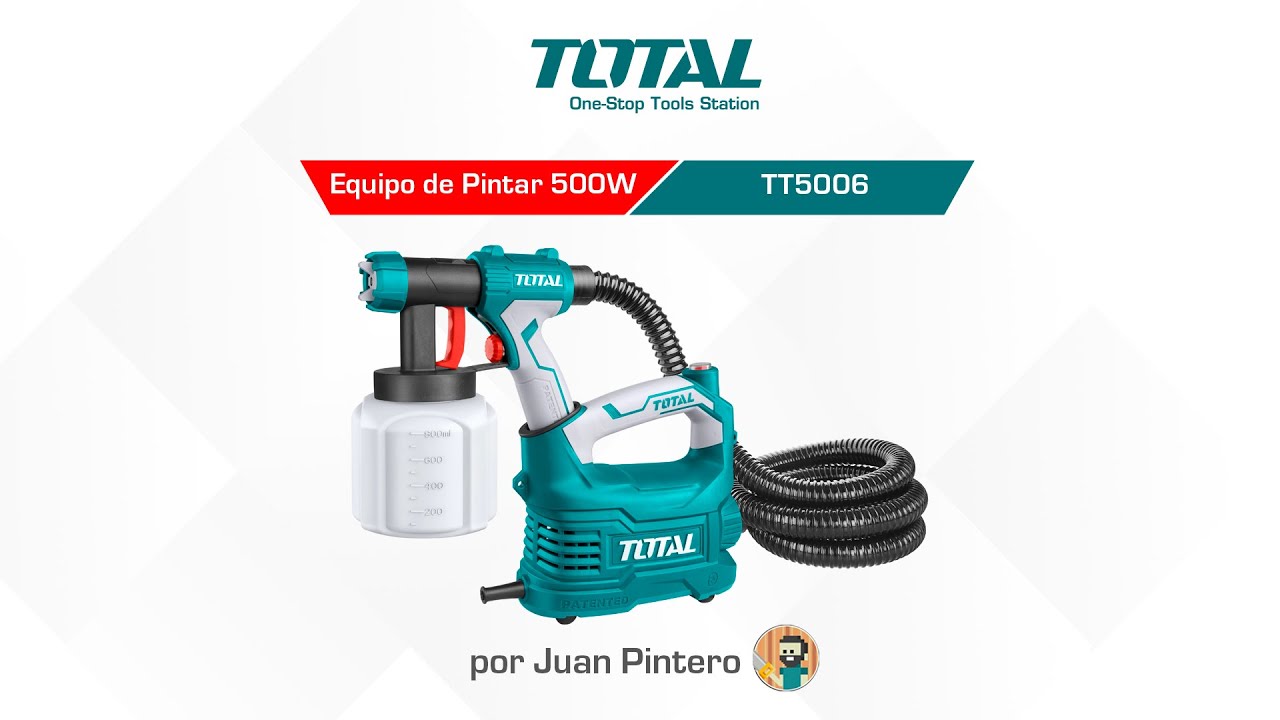 TOTAL TOOLS Pistola Para Pintar Electrica Pulverizador 550w