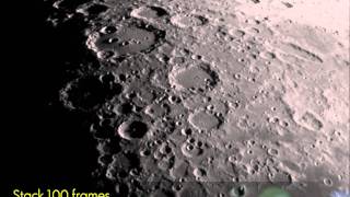 The Moon through telescop celestron C8