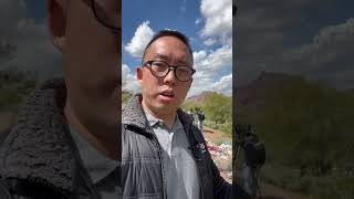 Debris and encampments left in Tonto National Forest #shorts