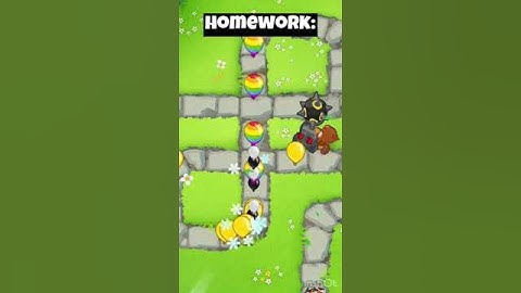 The Lesson VS Homework VS Study Guide VS The Test (BTD6)