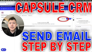 ✅  How To Send Email With Capsule CRM🔴