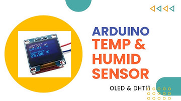 Temperature Sensor with OLED | Data display on OLED with Arduino