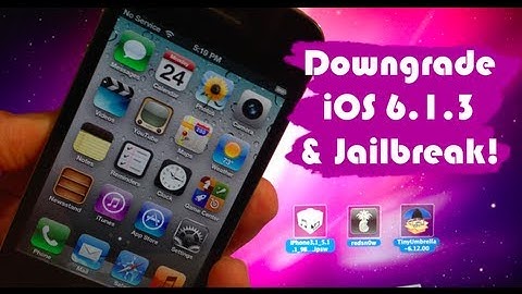 How to Downgrade iOS 6.1.3 on iPhone 4, 3GS, & iPod 4G & Get Untethered Jailbreak!