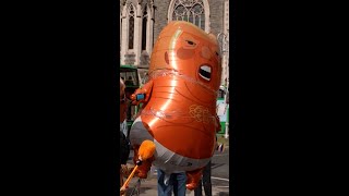 Protesters in Dublin rally against Trump visit