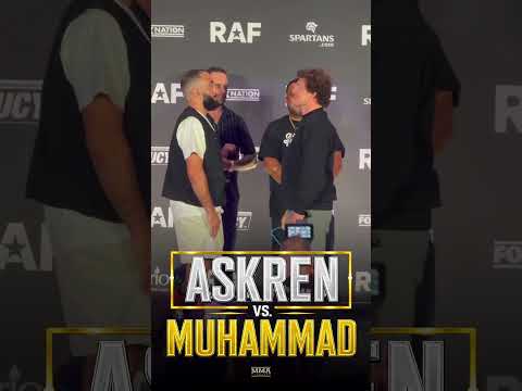 Ben Askren and Belal Muhammad FACE OFF ahead of their wrestling match at RAF 11 in Milwaukee 🤼‍♂️