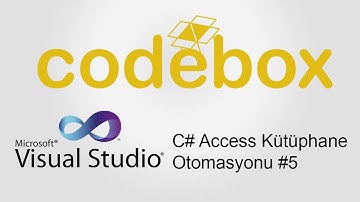 C# Access Kütüphane Otomasyonu #5 [ Code Box ]