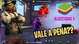 NOVO BLUESTACKS 5 VALE OU NÃO APENA USAR EMULADOR LEVE? PC FRACO? | FREE FIRE