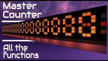 The Master Counter: Up/Down/Reset/Display/Fast/Compact/Stackable/Silent | Minecraft