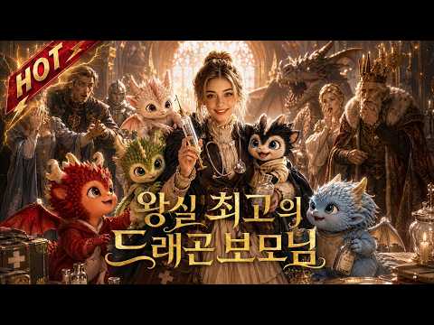 🔥🐉【왕실 최고의 드래곤 보모님】 드래곤 파파들의 무한 사랑, 만렙 아기어로 완성된 완벽한 가족의 형태