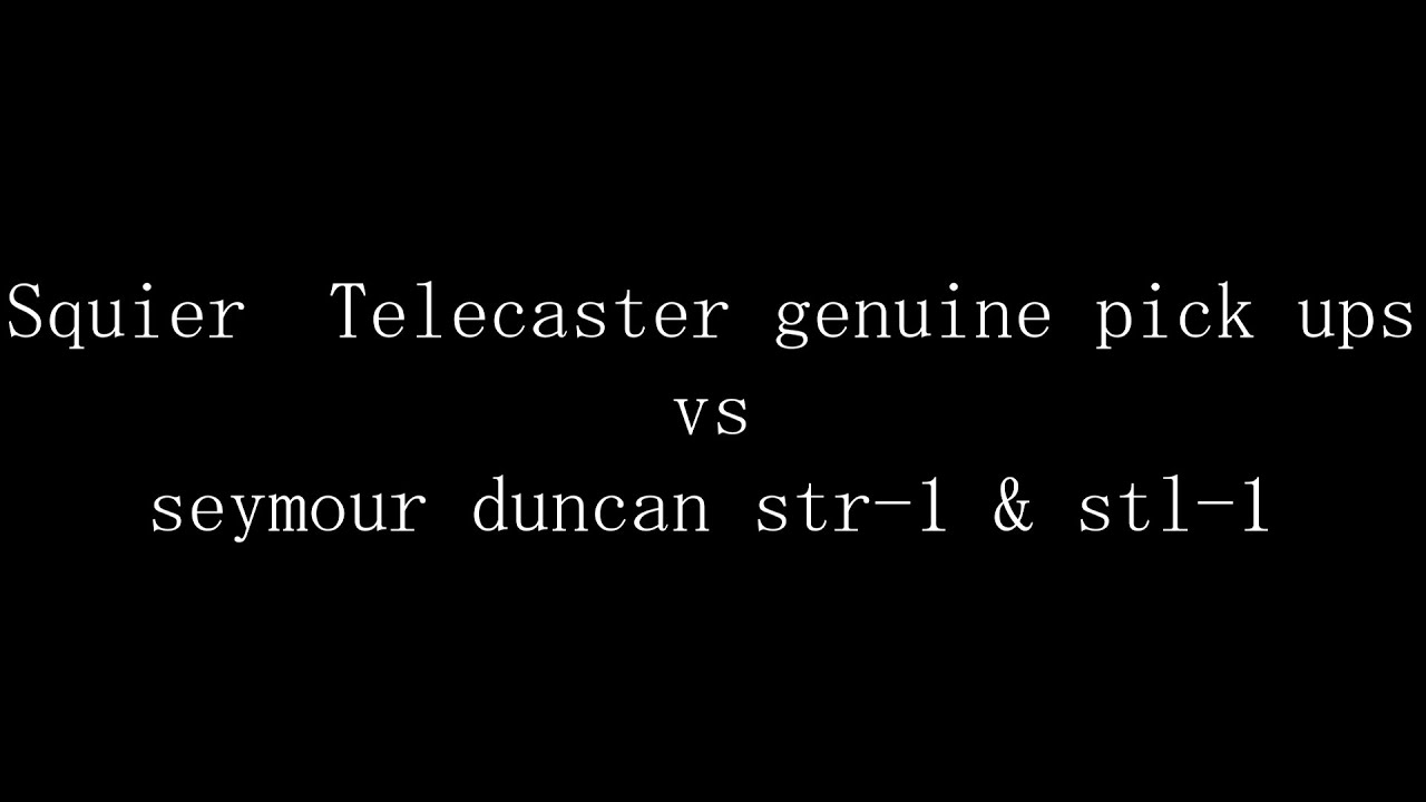 Squier テレキャスター純正 seymour duncan str -1 stl -1