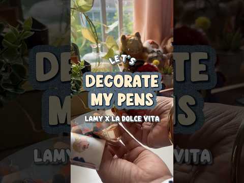 POV: You accidentally turned your LAMY Safari into a La Dolce Vita collab 😂✨ #fountainpen #art