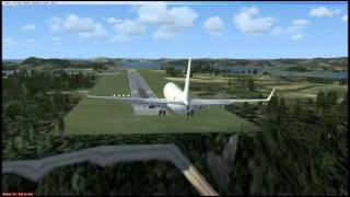 Japan Tsushima airport landing 1-2