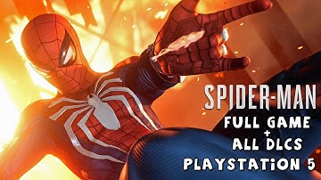 Spider-Man - [FULL GAME + ALL 3 DLCS - 100%] - PLAYSTATION 5 (60FPS) - No Commentary