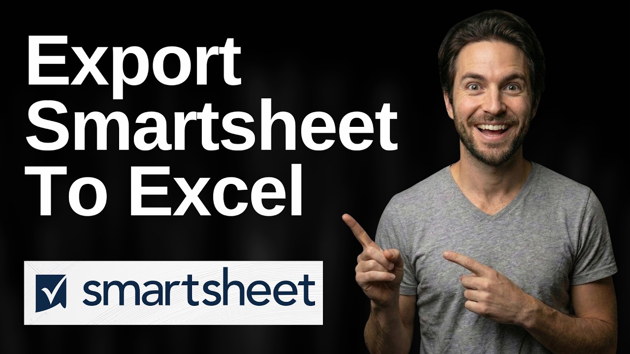 How To Export Smartsheet To Excel (2026 Easy Guide) - YouTube