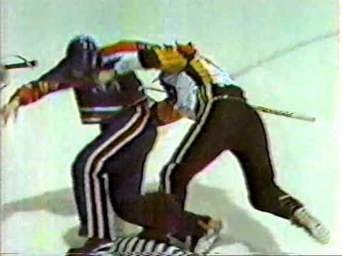 Craig Berube vs Rudy Poeschek @ Queens Park Arena. WHL Mar 18/84